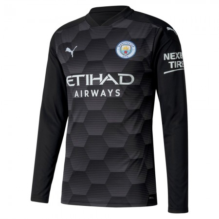 Billiga Fotbollströjor Manchester City Målvakt Hemma tröja 2020/21 Långärmad